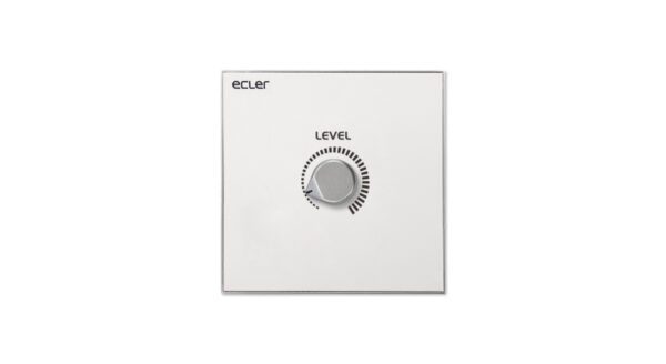 Ecler Remote wall panel control for one volume management.