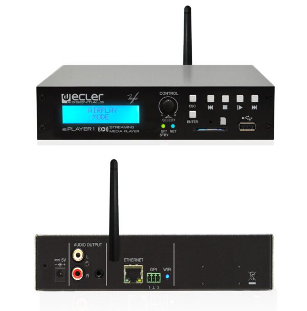 Ecler PLAYER ONE - Streaming & Local Media Audio Player