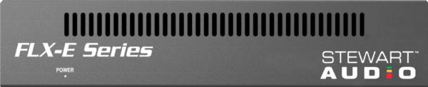 Stewart Audio - Half Rack Low Impedance Dante/AES67 Amplifiers - 160W @4 & 8 ohm x 2 - Digital Matrix Proc.- 4x2, Dante/AES67 I/O 4x4, ENET CTRL