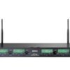 Mipro Récepteur diversifié "Full-rack" à quatre canaux avec deux émetteur à main et deus émetteur de poche + 2 MU-53HN, fréquence 5ND (566-590 MHz)