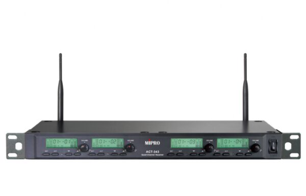 Full rack Quad-channel Diversity Receiver  (metal case). Frequency 5ND