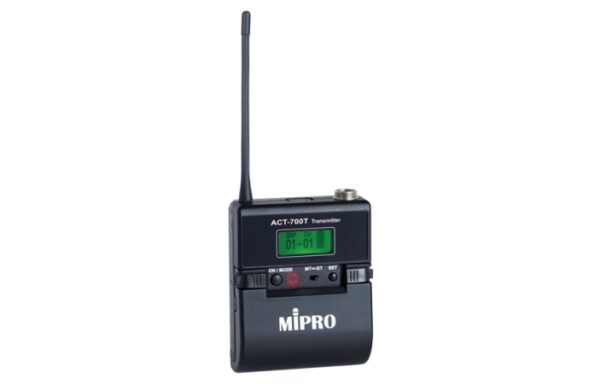 MIPRO - Émetteur miniature de poche à large bande avec connecteur XLR, fréquence 5UA (482-554Mhz) - Compatible avec MP-800