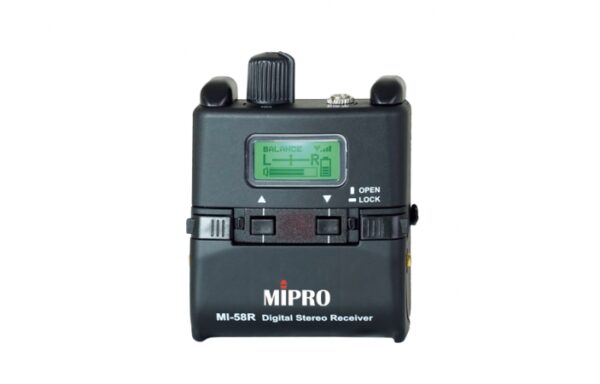 MIPRO - 5.8 GHz Digital ISM Stereo Bodypack Receiver