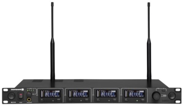 4-channel receiver (UHF), 72 MHz switching bandwidth, for Opus 910 transmitters - 626-698 MHz