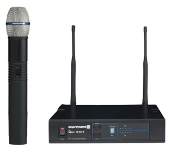 Vocalset, comprises of NE 600 S receiver and handheld transmitter SEM 681 (electret condenser, cardioid) - 668-692 MHz