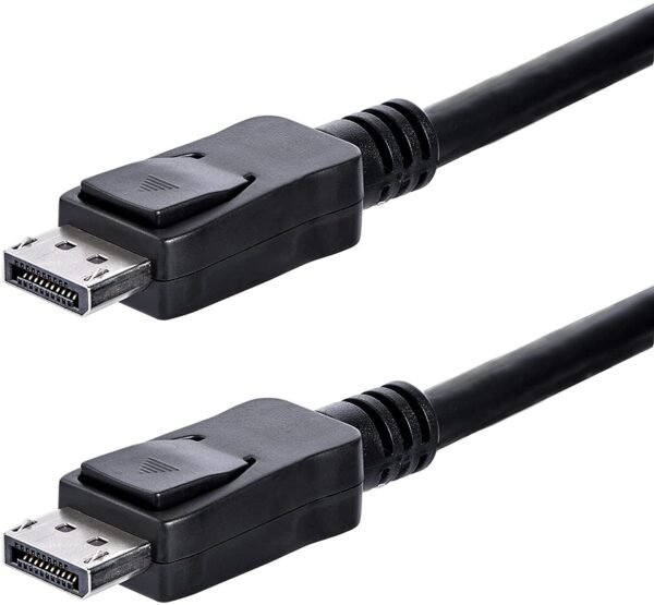 Startech Câble certifié DisplayPort 1.2 de 1,8 m avec verrouillage - Cordon DP vers DP - M/M - DisplayPort 4K