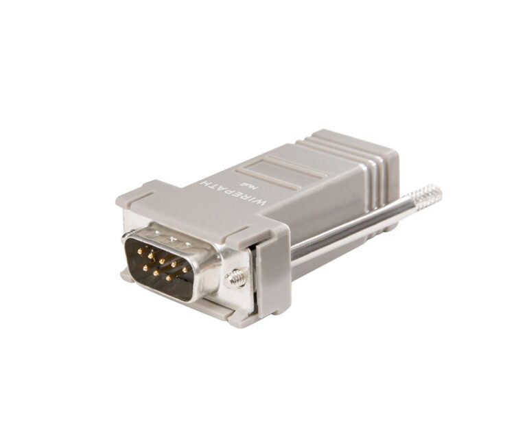 Binary™ DB9 Male to RJ45 Modular Adapter/Null Modem Pinout Techni+Contact
