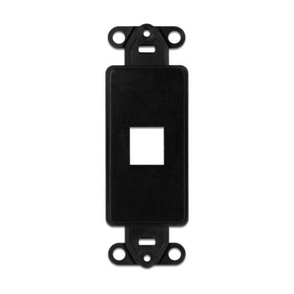 Wirepath™ 1-Port Centre Decora (Noir)