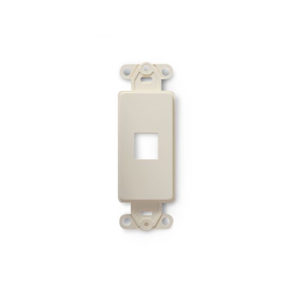 Wirepath™ 1-Port Decorative Strap (Light Almond)