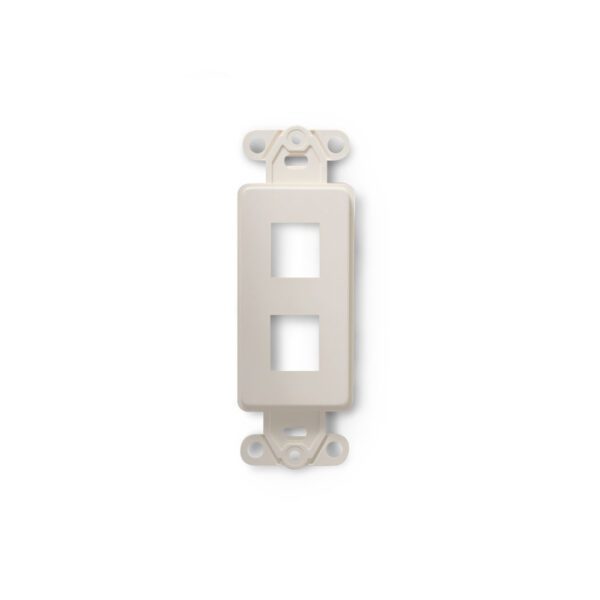 Wirepath™ 2-Port Decorative Strap (Light Almond)