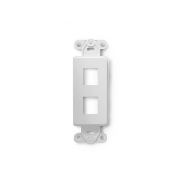 Wirepath™ 2-Port Decorative Strap (White)