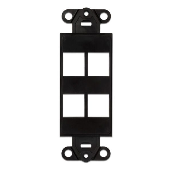 Wirepath™ 4-Port Centre Decora (Noir)