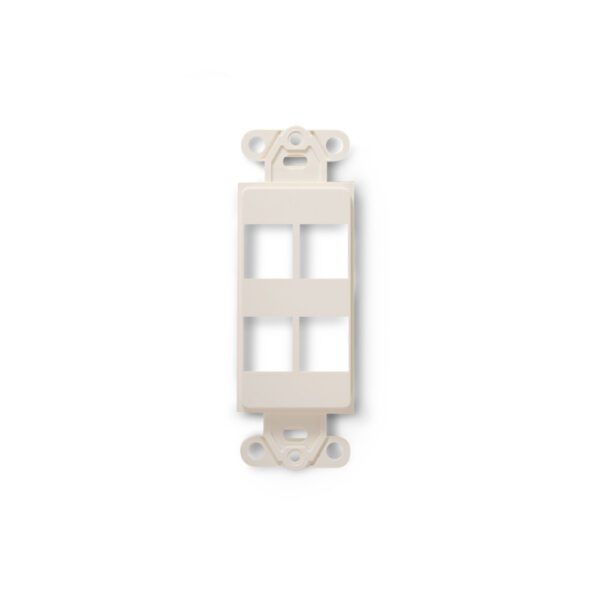 Wirepath™ 4-Port Decorative Strap (Light Almond)