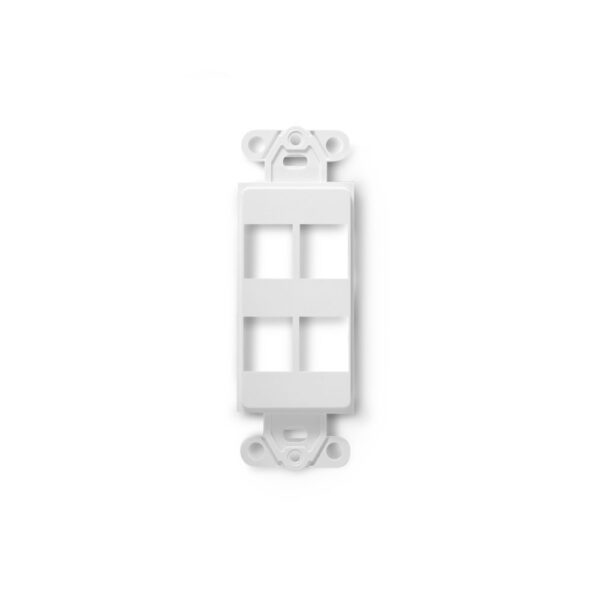Wirepath™ 4-Port Decorative Strap (White)