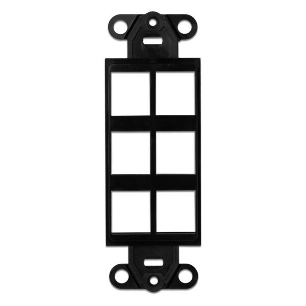 Wirepath™ 6-Port Centre Decora (Noir)