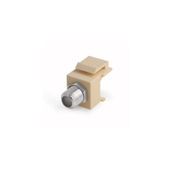 Wirepath™ F-Connector Keystone Jack (Almond)