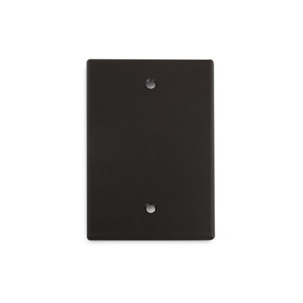Wirepath™ Blank Midi Wall Plate (Black)
