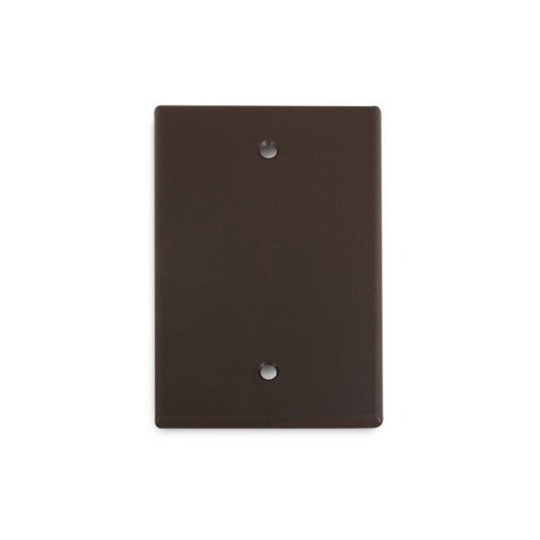 Wirepath™ Blank Midi Wall Plate (Brown)