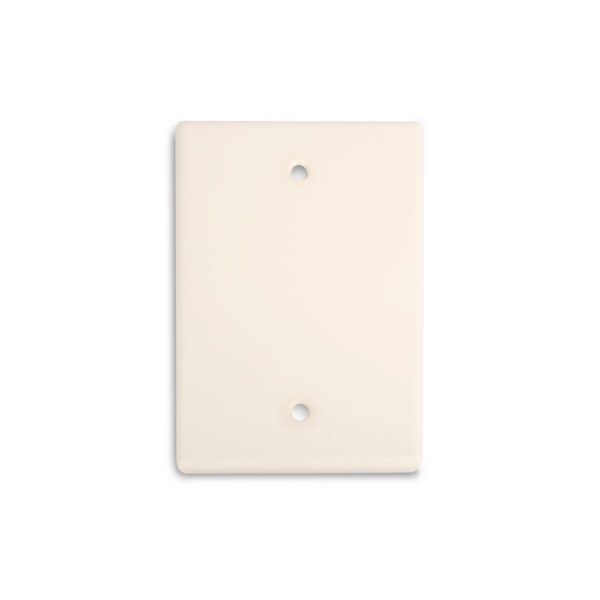 Wirepath™ Blank Midi Wall Plate (Light Almond)