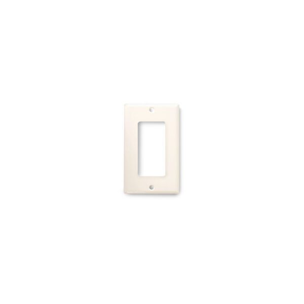 Midi Decorative Single Gang Wall Plate (Light Almond)