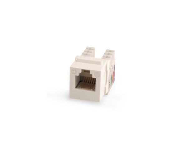 Wirepath™ Cat3 Keystone Jack (Light Almond)