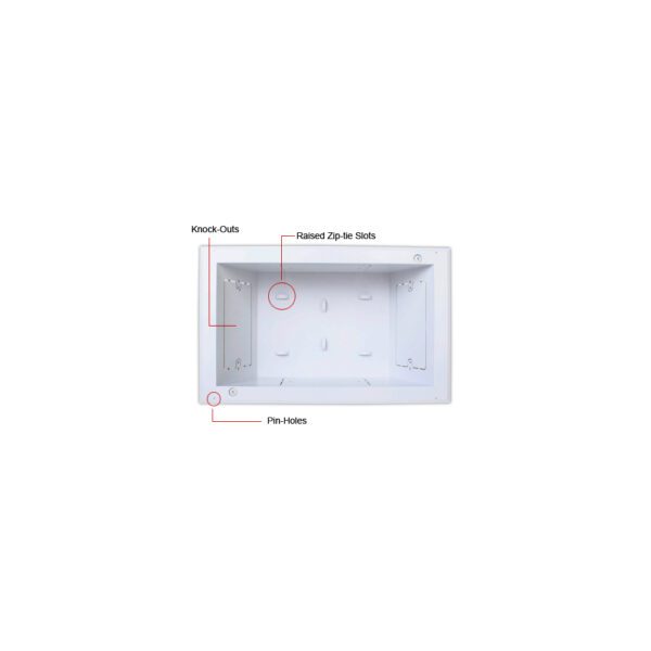 Strong™ In-Wall Recessed Low-Voltage Box (White)