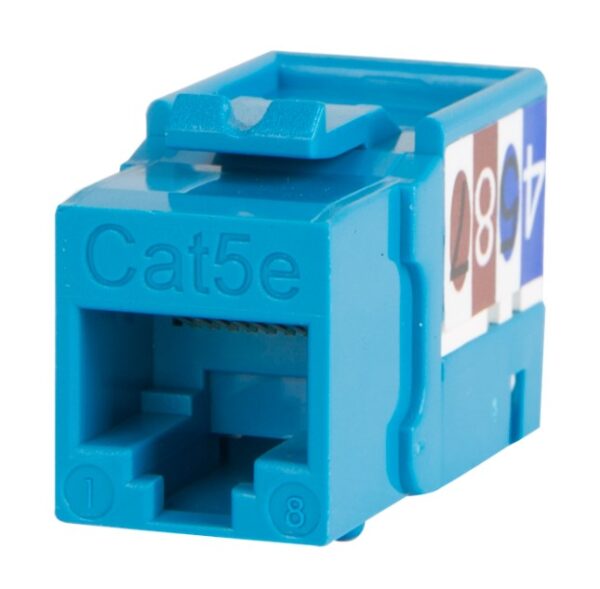 Wirepath™ Cat5e Keystone Jack (Blue)