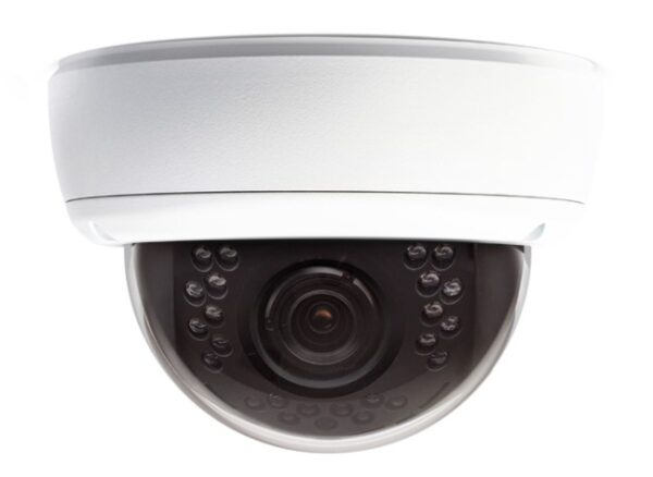 550-Series Dome Analog Outdoor Camera,IR (600 TVL | White)