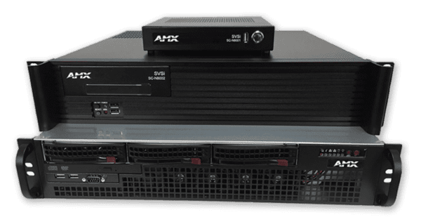 The SVSI SC-N8012 N-Command Control Appliance provides intuitive and powerful management of equipment configuration, content management, NVR recording