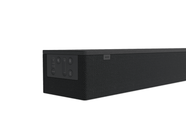 Acendo Vibe Conferencing Sound Bar (Black), featuring sound by JBL, integrated JBL speakers, far-field microphones, and DSP algorithms ensure everyone