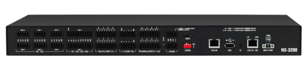 NX-3200 NetLinx NX Integrated Controller with 512 MB RAM, 1600 MIPS Processor, 8 UK of FLASH, 8 Serial Ports, 8 IR Ports, 8 I/O Ports, 8 Relays,  IPv6 - Image 2