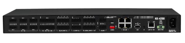 NX-4200 NetLinx NX Integrated Controller with 1 UK RAM, 1600 MIPS Processor, 8 UK of FLASH, 8 Serial Ports, 8 IR Ports, 8 I/O Ports, 8 Relays, IPv6, - Image 2
