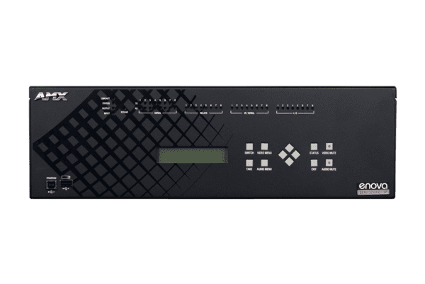 10x4 All-In-One Presentation Switcher with NX Control (Multi-Format, HDMI Inputs) - 2x25W 8-Ohm amplifier, includes integrated NX Controller and Multi