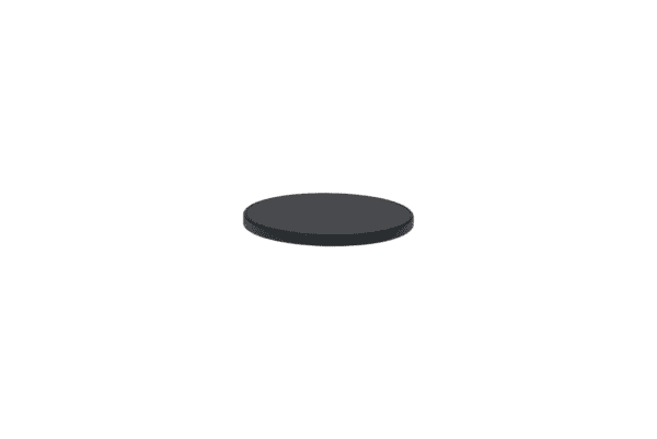 HydraPort 2" Grommet, Matte Black in Black Anodized Aluminum