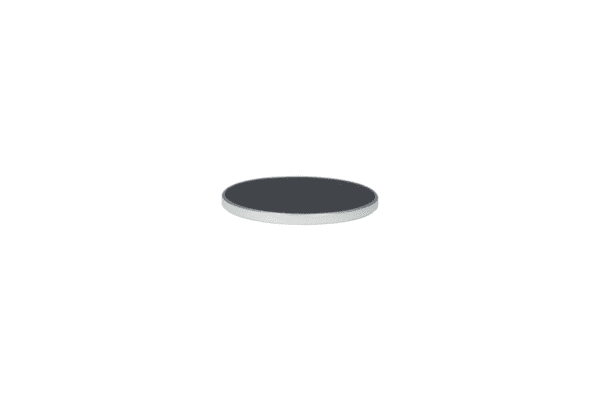 HydraPort 2" Grommet, Matte Black in Silver Anodized Aluminum