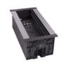 HydraPort 6 Module Connection Port - Silver Model - Modular connectivity system accommodates the diverse needs of conference and meeting room visitors