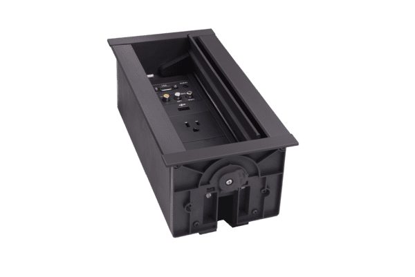 HydraPort 6 Module Connection Port - Black Model - Modular connectivity system accommodates the dive
