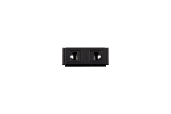 The HPX-N102-RJ45, Dual Ethernet Module, provides two RJ-45 connections to the HydraPort HPX-600,900,1200 and 1600 Connection Ports