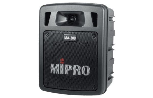 Mipro - Portable Single-Receiver 60-Watt PA, Bluetooth, USB Player / Recorder; INCL Wireless Bodypack (ACT-32T)  & Lavalier Mic (MU-53L), Freq 5ND