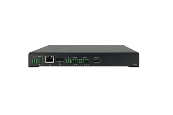 SVSI Stand-alone H.264 Decoder with USB for record, one SFP fiber/RJ45 copper network port cage, and one RJ45 (with PoE), IR, serial, VGA and HDMI con - Image 2