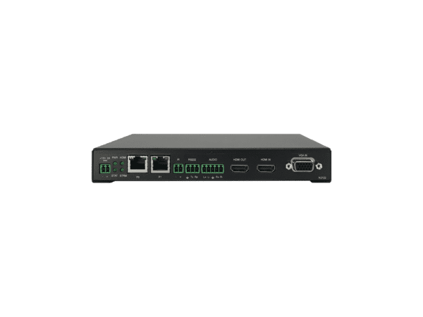 SVSI Stand-alone JPEG2000 Encoder with ultra-low latency for 1080p/60hz, RJ45 (with PoE), IR, serial, balanced audio, VGA, and HDMI connectors (power - Image 2
