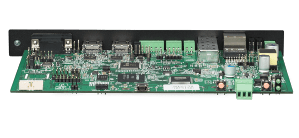 SVSI N2300 Series  4K Encoder card with one SFP fiber/RJ45 copper network port cage, and one RJ45 (with PoE), IR, serial, KVM-over IP keyboard and mou - Image 2