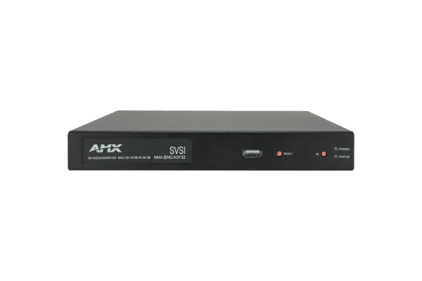 SVSI Stand-alone H.264 Encoder with USB for record, one  SFP fiber/RJ45 copper network port cage, and one RJ45 (with PoE), IR, serial, VGA and HDMI co