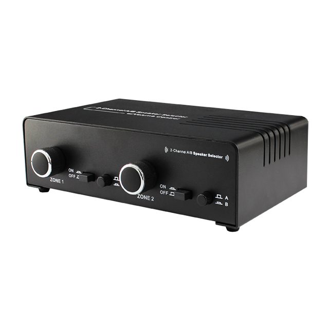 AMX Speaker Selector for Two Pairs Separate Volume Control