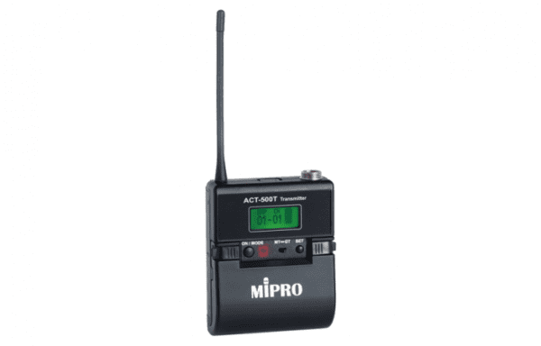 MIPRO - Émetteur de poche sans fil UHF à bande étroite avec connecteur XLR. Fréq. 5ND