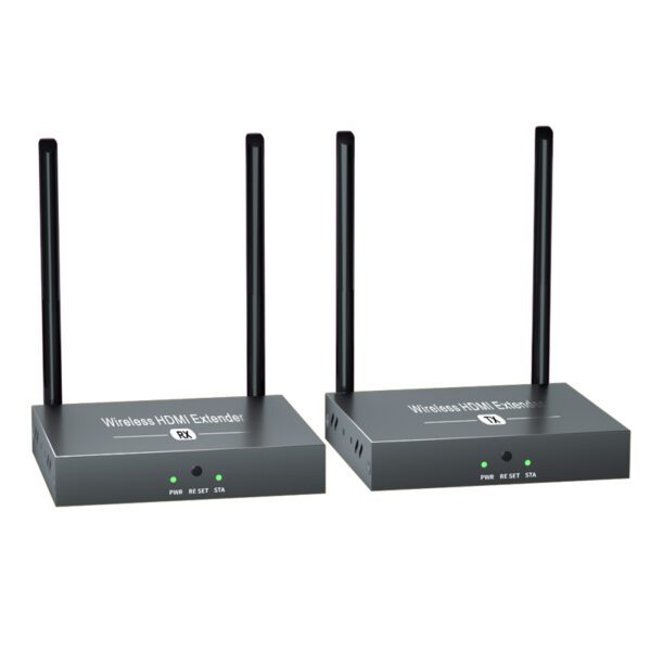 Wireless HDMI Extender kit. One transmitter and one receiver.