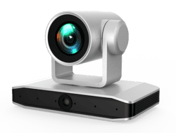 Minrray – AI tracking 4K @30 UHD PTZ Dual-lens tracking camera, resolution 3840 x 2160: Outputs USB3.0, HDMI and LAN (support POE). Optical zoom 12x: