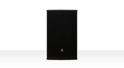 Ecler – 2-way (8″ woofer and 1″ HF compression tweeter) loudspeaker in wooden cabinet, 150 WRMS@ 8 ohms, 600 peak power, black