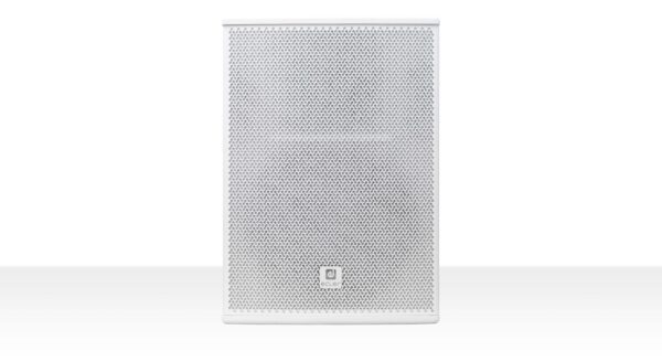 Ecler - Haut-parleur 2 voies (woofer 12" et tweeter HF rotatif 1,4") dans un coffret en bois, 500 WRMS@ 8 ohms, 2000 peak power, blanc