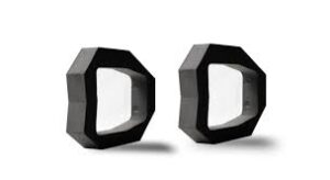 Horizontal-Bracket-Column. High-density foam pieces to let LABI1-C100i rest on the floor horizontally. Allows 0º/ 30º/ 45º inclinations relative to th
